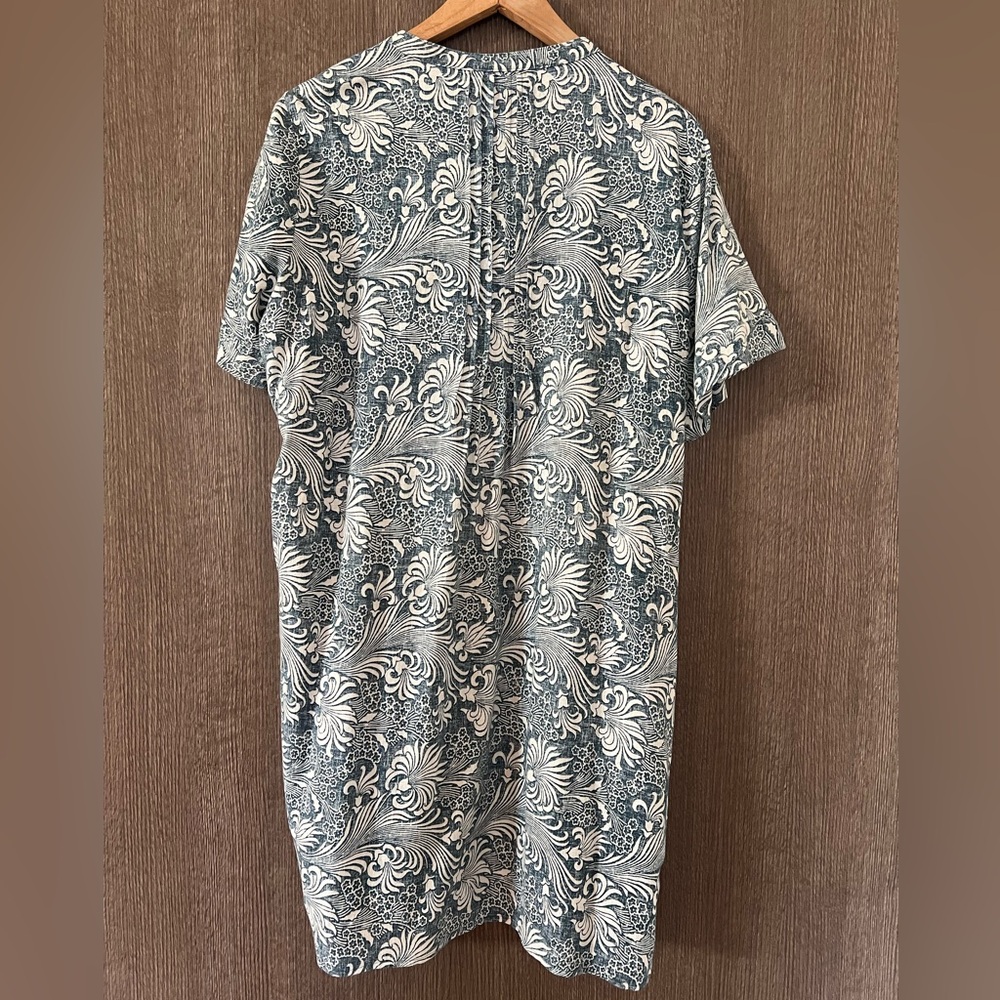 Faherty Navy and Cream Floral Dress - Picture 10 of 11